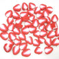 Flat Clay Beads 10mm Fruit Monochrome Polymer 200pcs 7