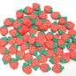 Flat Clay Beads 10mm Fruit Monochrome Polymer 200pcs 9