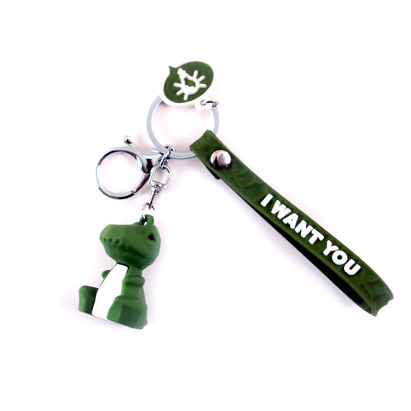 PVC Animal Keychain Cute Pastel Wild Animal Charm 5