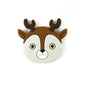 Silicone Focal Beads Deer Face Antlers Mint Green Pink Light Blue 20pcs 10