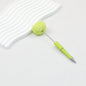 Beadable Pen Plush Pom-pom Colorful Ballpoint - Candy Green