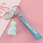 PVC Animal Keychain Cute Pastel Wild Animal Charm 14