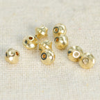 Brass UFO Spacer Beads 4mm Smooth 100pcs 3