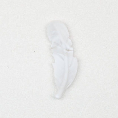 Colorful Feather Shaped Silicone Beads 20pcs 16