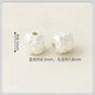 Flower Metal Beads Woven Antique Silver Tone 50pcs 6