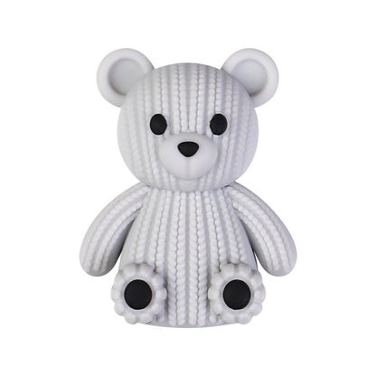 3D Cute Sweater Bear Silicone Focal Beads 20pcs 11