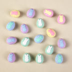 Silicone 3D Focal Beads Easter Bunny Chick Easter Egg Rabbit 20Pcs 4
