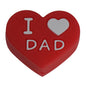 Love Heart Silicone Beads Printed Design 20pcs 10
