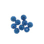 Clay Round Rhinestone Beads 10mm 6 Rows Crystal Sparkle 50pcs