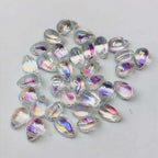 Transparent Czech Glass Teardrop Glass Beads 6 9mm 1000pcs 5