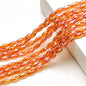 Faceted Oval Glass Beads 6mm 10mm Iridescent Plating Mixed Colors 60pcs 9