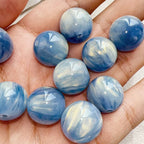 Fluid Gilded Gradient Resin Beads 16mm Two-Color Blooming 20pcs 3