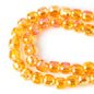 Faceted Glass Beads 8mm Plating Large Hole Mixed Colors 50pcs 9