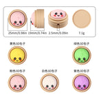 Smiling 3D Dumplings Silicone Focal Beads with Steamer 20pcs 7