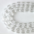 Faceted Glass Beads 8mm Plating Large Hole Mixed Colors 50pcs 6