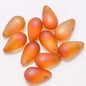 Czech Glass Beads Teardrop 15mm Clear Semi Transparent Mixed Colors 30pcs 18