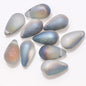 Czech Glass Beads Teardrop 15mm Clear Semi Transparent Mixed Colors 30pcs 20