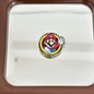 Painted Acrylic Beads Super Mario Embossed Enamel Characters 10pcs 3