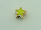 Star Enamel Acrylic Beads 13mm Large Hole Glossy Colors 50pcs 3