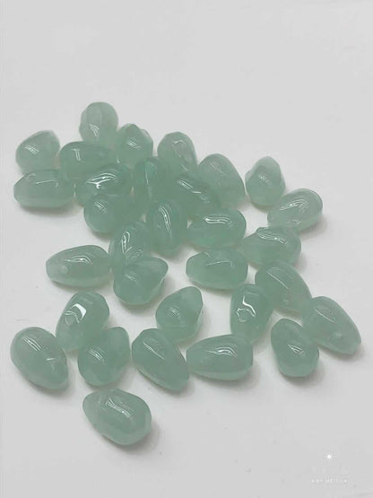 Transparent Czech Glass Teardrop Glass Beads 6 9mm 1000pcs 7