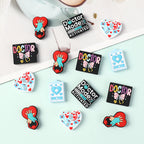 Silicone Focal Beads Doctor Medical Icons Bow Doctor 20pcs 7