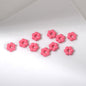 Floral Flower Shape 8mm Acrylic Spacer Beads 50pcs 17