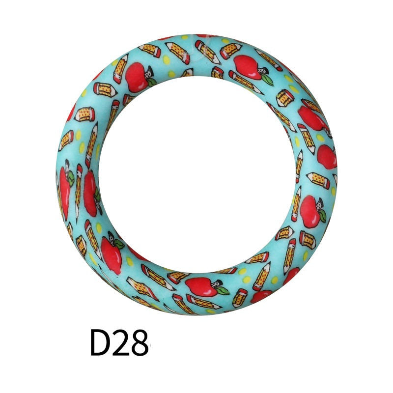 65mm Printing circular silicone rings 30
