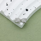 Cute Cartoon Hello Kitty Butterfly Alloy Bead Frames Colored Diamond 10pcs 6