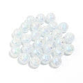 Crackle Round Acrylic Beads 16mm Pastel Mixed Colors 10pcs 6