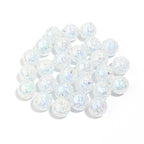 Crackle Round Acrylic Beads 16mm Pastel Mixed Colors 10pcs 6