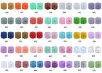 Hexagon 17mm Silicone Beads Multi Color Solid Design 50pcs 3