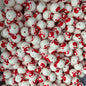 18-416#Christmas Printed Silicone beads