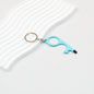 No Touch Door Opener Touchscreen Keychain Multifunctional Alloy