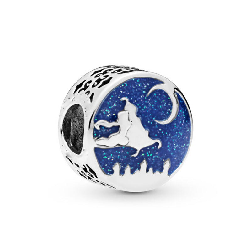 Character Metal Beads Harry Potter Series Large Hole Silver Tone 1pc 8