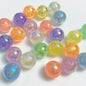 Glow Acrylic Beads 16mm Light In The Dark Pastel Colors 50pcs