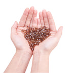 Spray Painted Polygon Acrylic Beads 8mm Two-Color Mix 100pcs 2