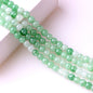 Crackle Round Glass Beads 8mm Multicolor Textured Finish 100pcs 7