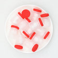 3D Halloween White Ghost Bottle Silicone Focal Beads 20pcs 4