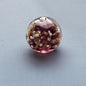Glow in the Dark Round Glass Beads 8mm Transparent Colors 10pcs 9