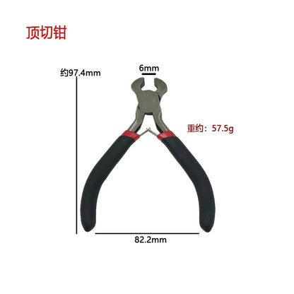 Mini Steel Jewelry Pliers 125mm Precision Rubber Grip 1pc 10