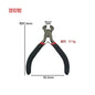 Mini Steel Jewelry Pliers 125mm Precision Rubber Grip 1pc 10