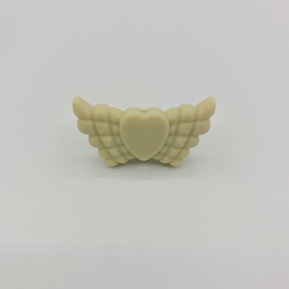 Wing Silicone Beads Mixed Colors 20pcs 36