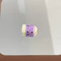 Painted Smiling Face Pencil Head Acrylic Beads 12x20mm Colorful 10pcs 11