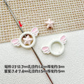Wand Metal Beads Painted Anime Style Alloy 10pcs 6