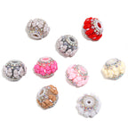 Fancy Bow Wrapped Round Acrylic Beads 23mm 10pcs 4