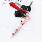 Beadable Bar Keychains With Bells