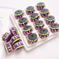 Painted Cake Acrylic Beads 14x20mm Colorful Dripping Icing 10pcs 15