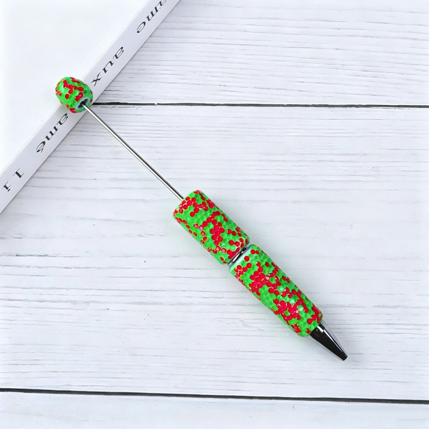 DIY Fluorescent AB Candy Color Rhinestones Beadable Pen 15