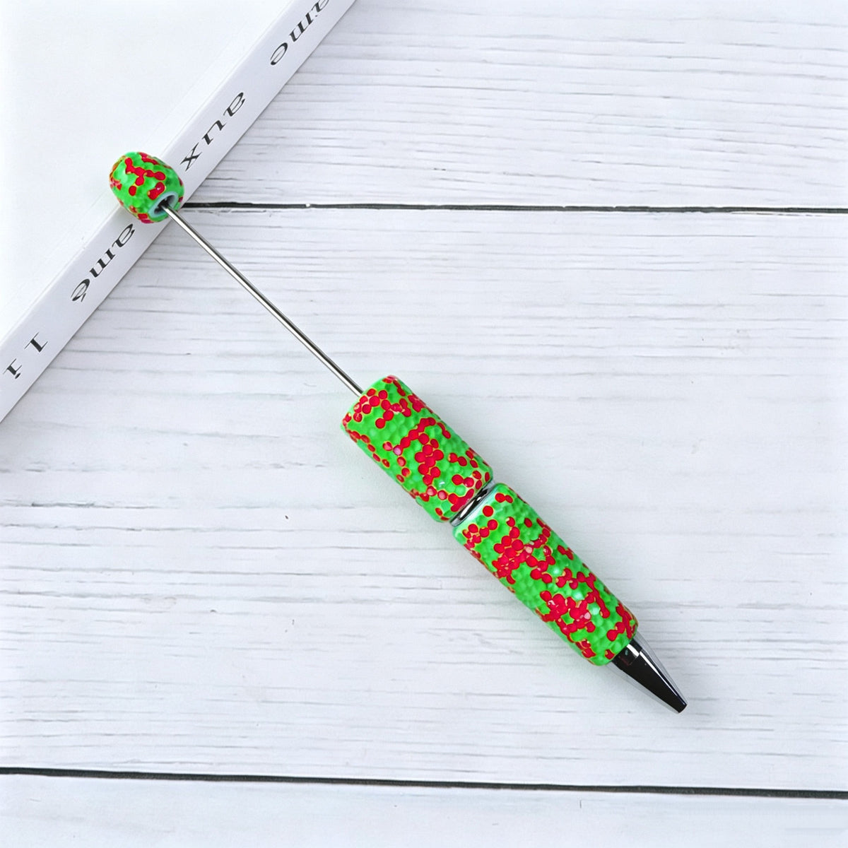 DIY Fluorescent AB Candy Color Rhinestones Beadable Pen 15