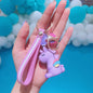 Resin Unicorn Keychain Cartoon Cute Pastel Animal Charm PVC 7